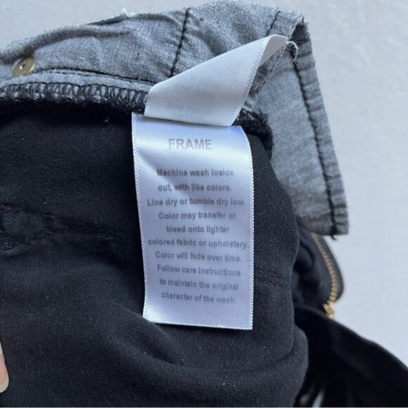 Frame Denim Le Skinny De Jeanne Distressed Jeans Sz 28 - Picture 10 of 13